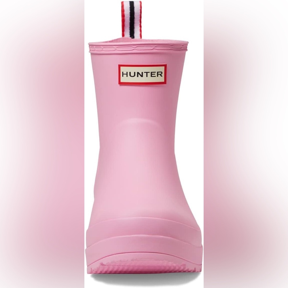 HUNTER ORIGINAL PLAY SHORT BOOTS IN PINK FIZZ 6 37 EU - Picture 2 of 9